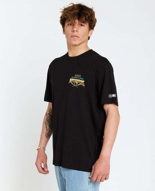 2025 MEO Rip Curl Pro Portugal Official Tee (Black)