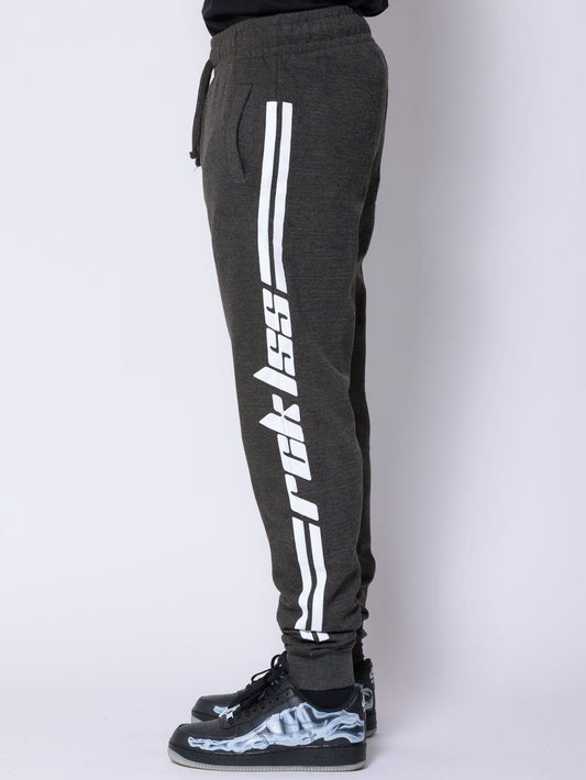 Racer Sweatpants - Grey/White