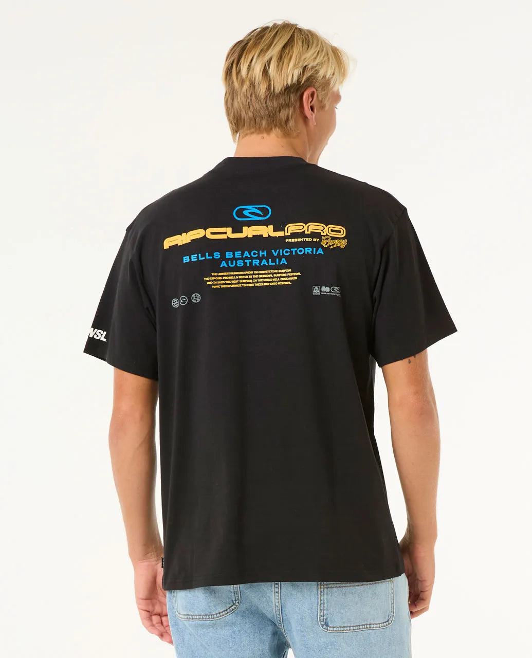 2025 Rip Curl Pro Bells Lock Up Tee (Black)