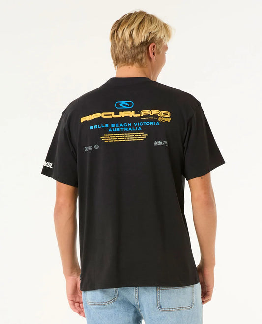 2025 Rip Curl Pro Bells Lock Up Tee (Black)