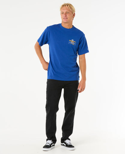 2025 Rip Curl Pro Bells Tee (Electric Cobalt)