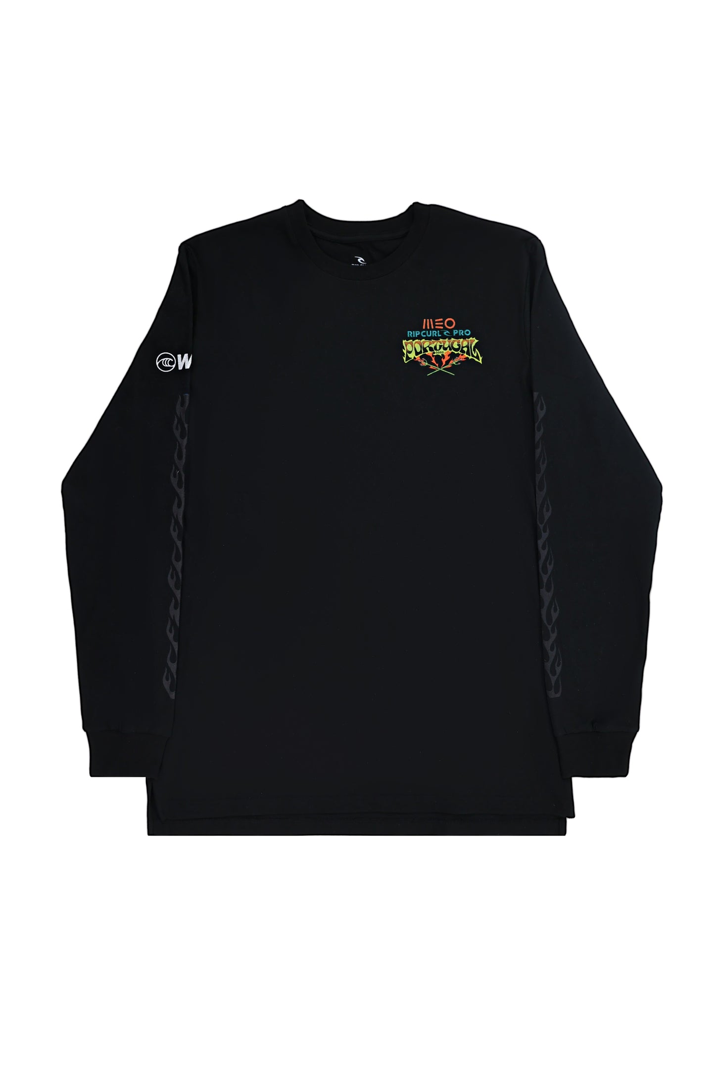 2025 MEO Rip Curl Pro Portugal Long Sleeve Tee (Black)