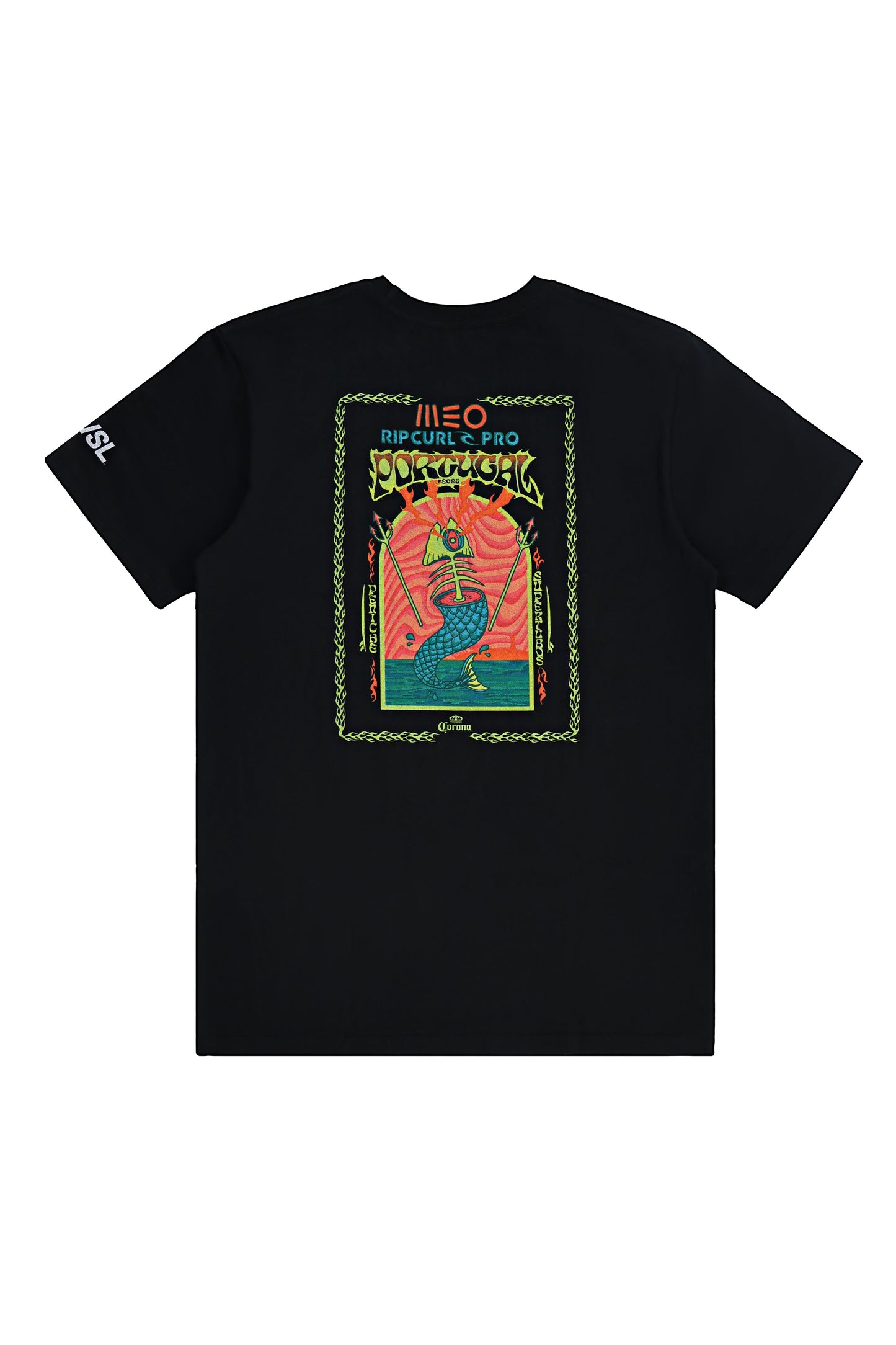 2025 MEO Rip Curl Pro Portugal Official Tee (Black)