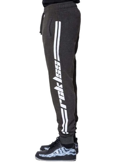 Racer Sweatpants - Grey/White